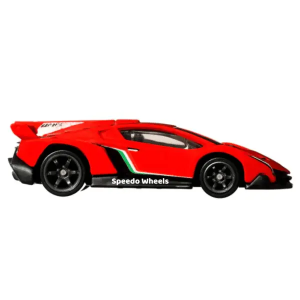 Hot Wheels – Lamborghini Veneno – Car Culture Speed Machines – échelle 1/64, 7 Cm – Modèle Die-cast Premium