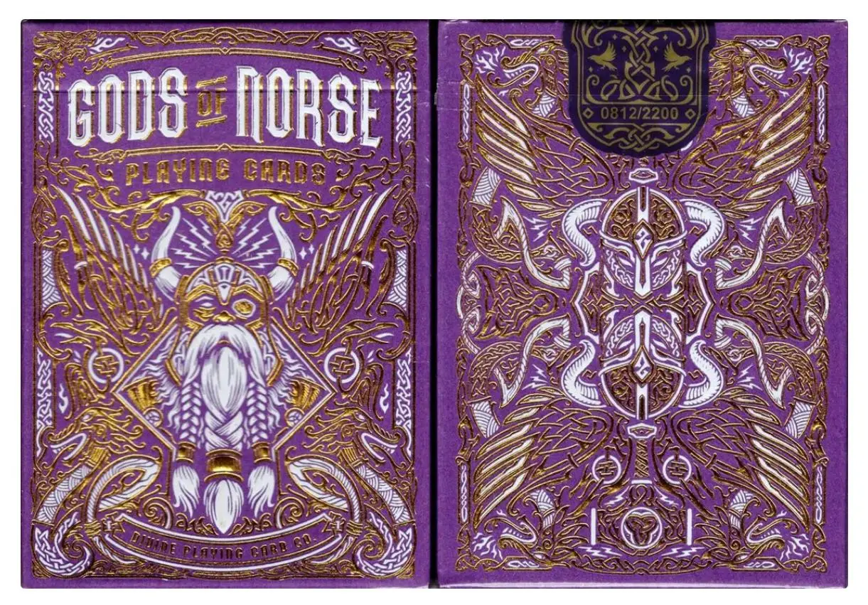 Gods of Norse (Purple) Playing Cards - Image 8