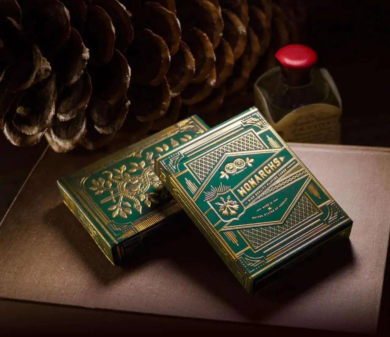 Monarch Playing Cards (Green)
