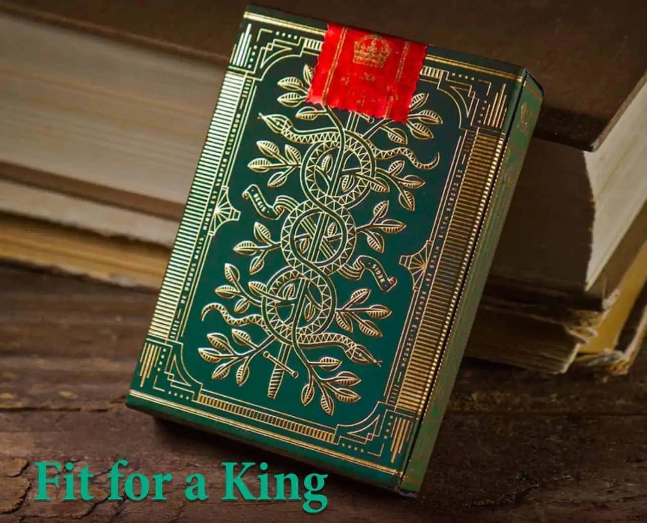 Monarch Playing Cards (Green) - Image 3