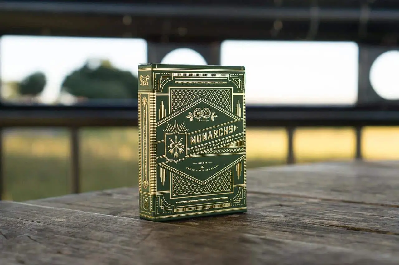 Monarch Playing Cards (Green) - Image 4