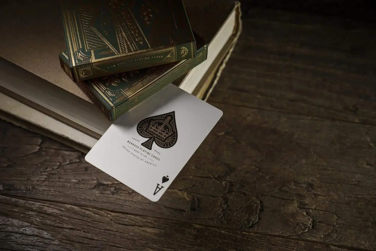 Monarch Playing Cards (Green) - Image 6