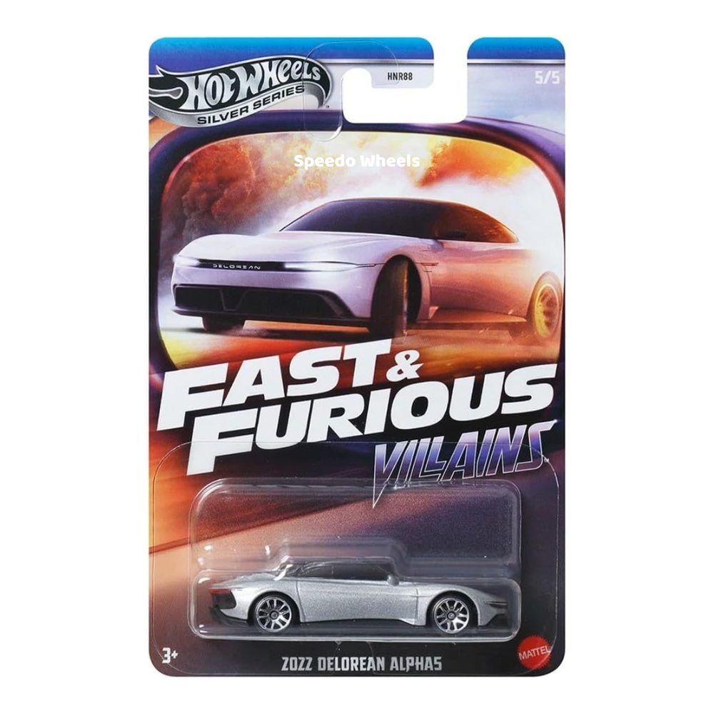 2022 DeLorean Alpha5 – Fast & Furious – Villains – Hot Wheels Sliver Series
