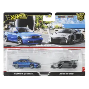 Audi S4 Quattro & Audi R8 LMS Set – Hot Wheels Premium