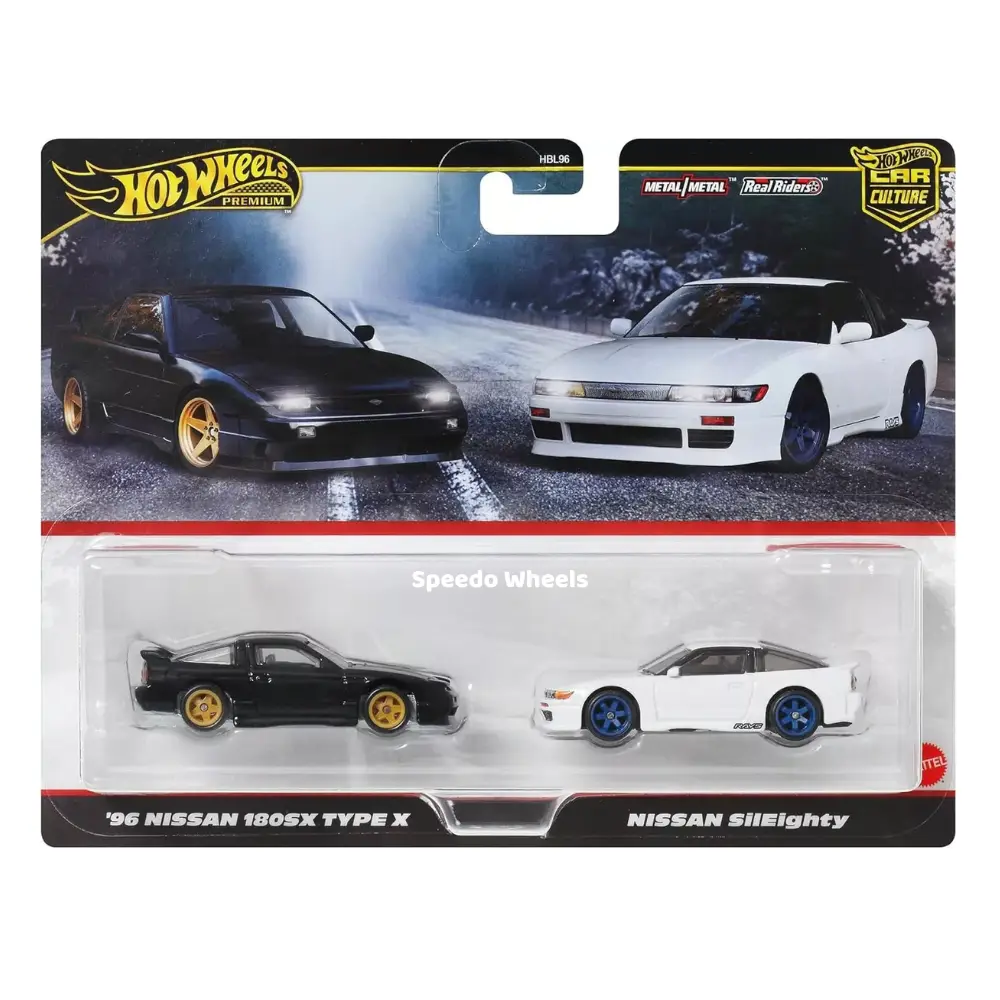 96 Nissan 180SX Type X & Nissan SilEighty – Hot Wheels Premium