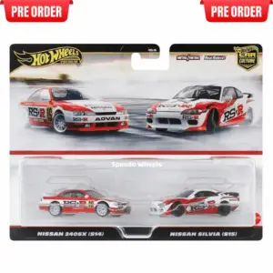 Pre Order - Nissan 240SX S14 & Nissan Silvia S15 - Hot Wheels Premium Pack