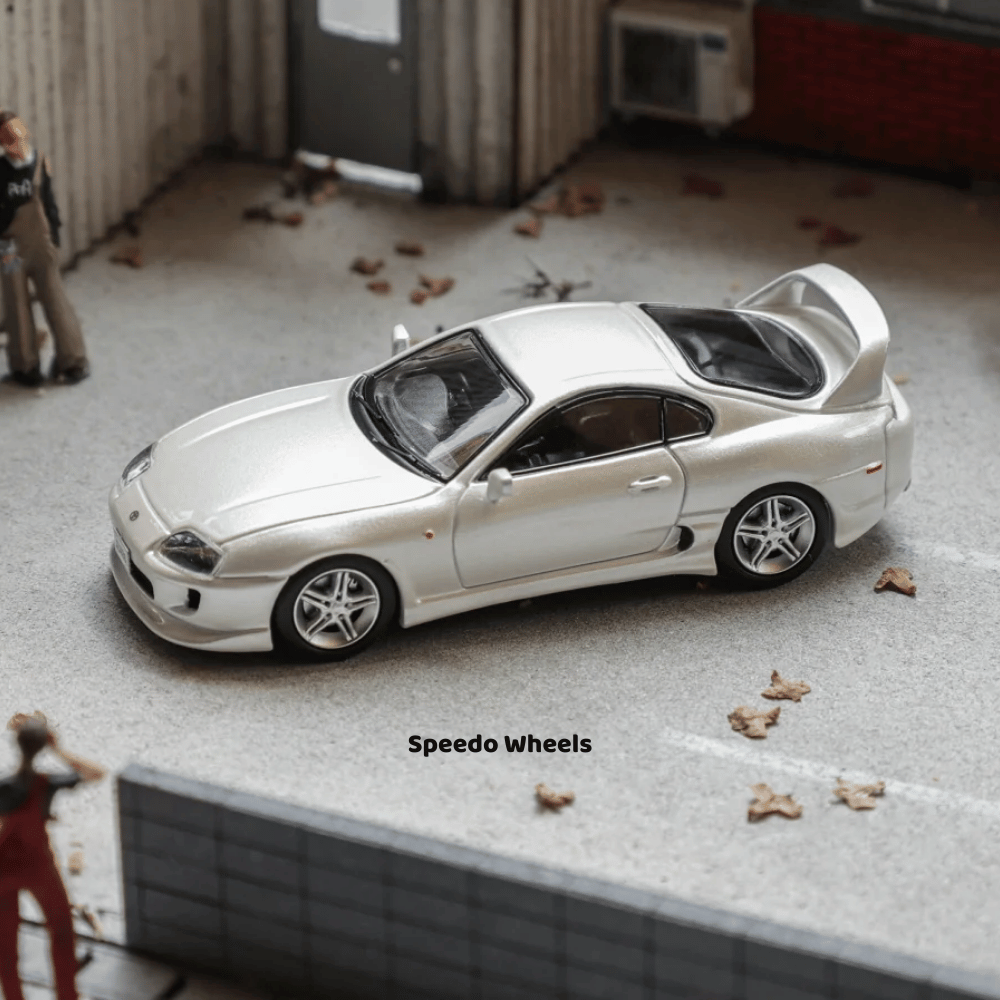 Supra JZA80 RZ Diecast Model Car (White) - Fuji 1:64