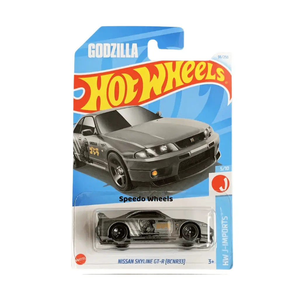 Nissan Skyline GT-R BCNR33 Godzilla Grey - Hot Wheels