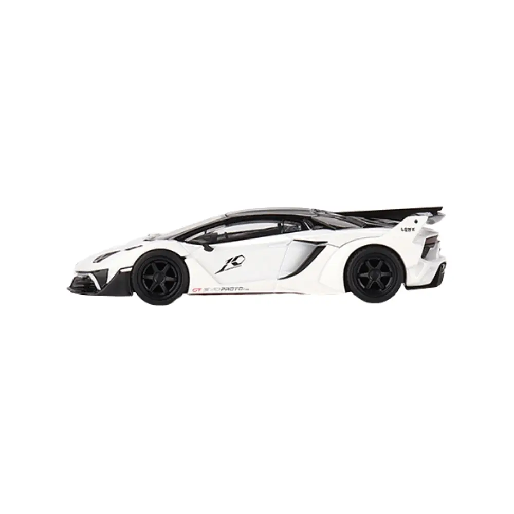 LB-Silhouette WORKS Lamborghini Aventador GT EVO White – Mini GT #467