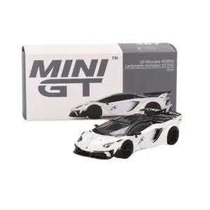 LB-Silhouette WORKS Lamborghini Aventador GT EVO White – Mini GT #467
