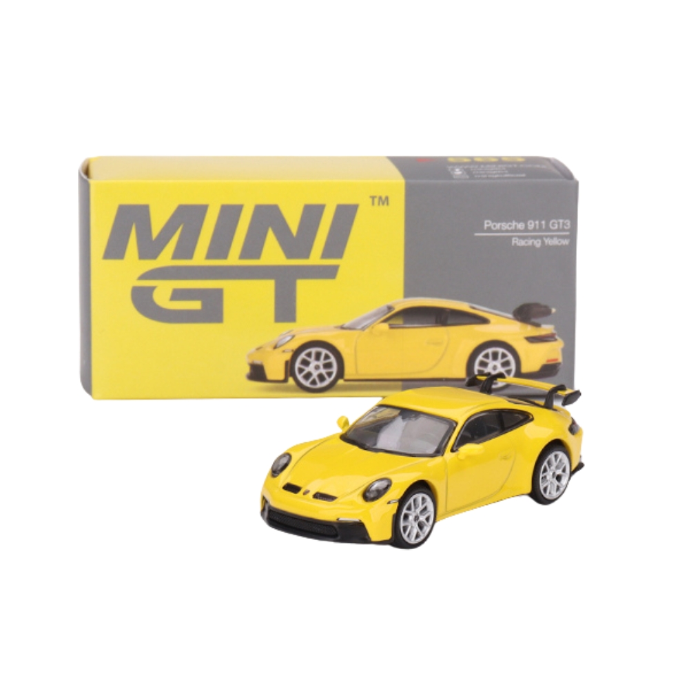Porsche 911 (992) GT3 Racing Yellow – Mini GT #565
