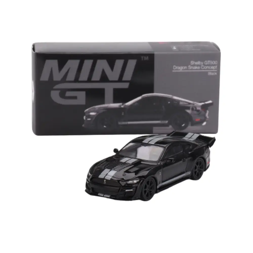 Shelby GT500 Dragon Snake Concept Black – Mini GT #575