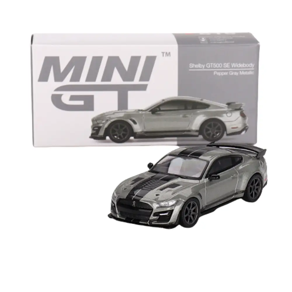 Shelby GT500 SE Widebody Pepper Gray Metallic – Mini GT #615