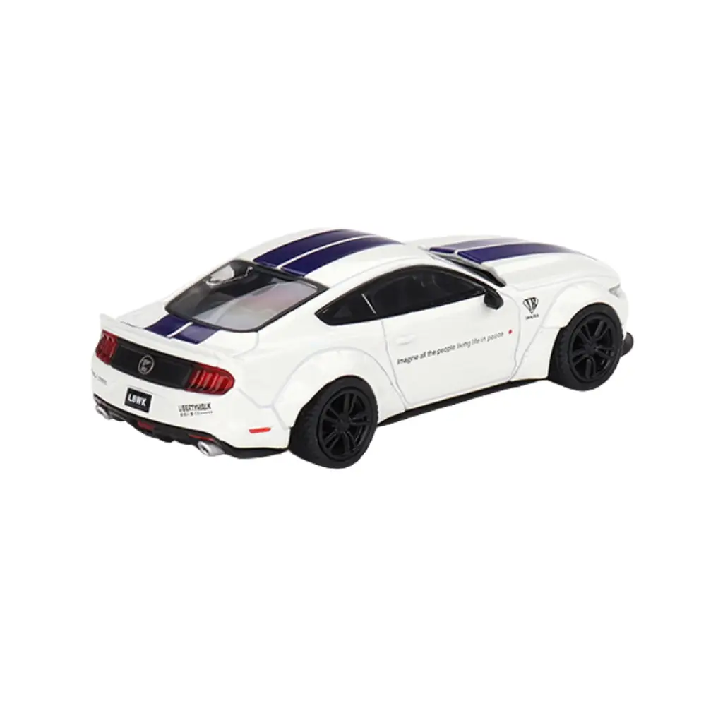 Ford Mustang GT LB-WORKS White – Mini GT #646
