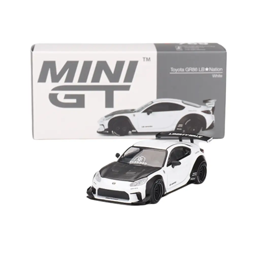 Toyota GR86 LB★Nation White – Mini GT #769