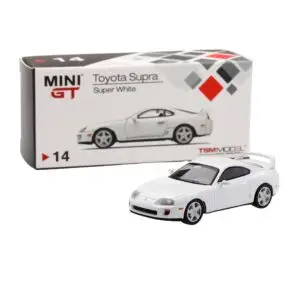 Toyota Supra (JZA80) Super White - Mini GT