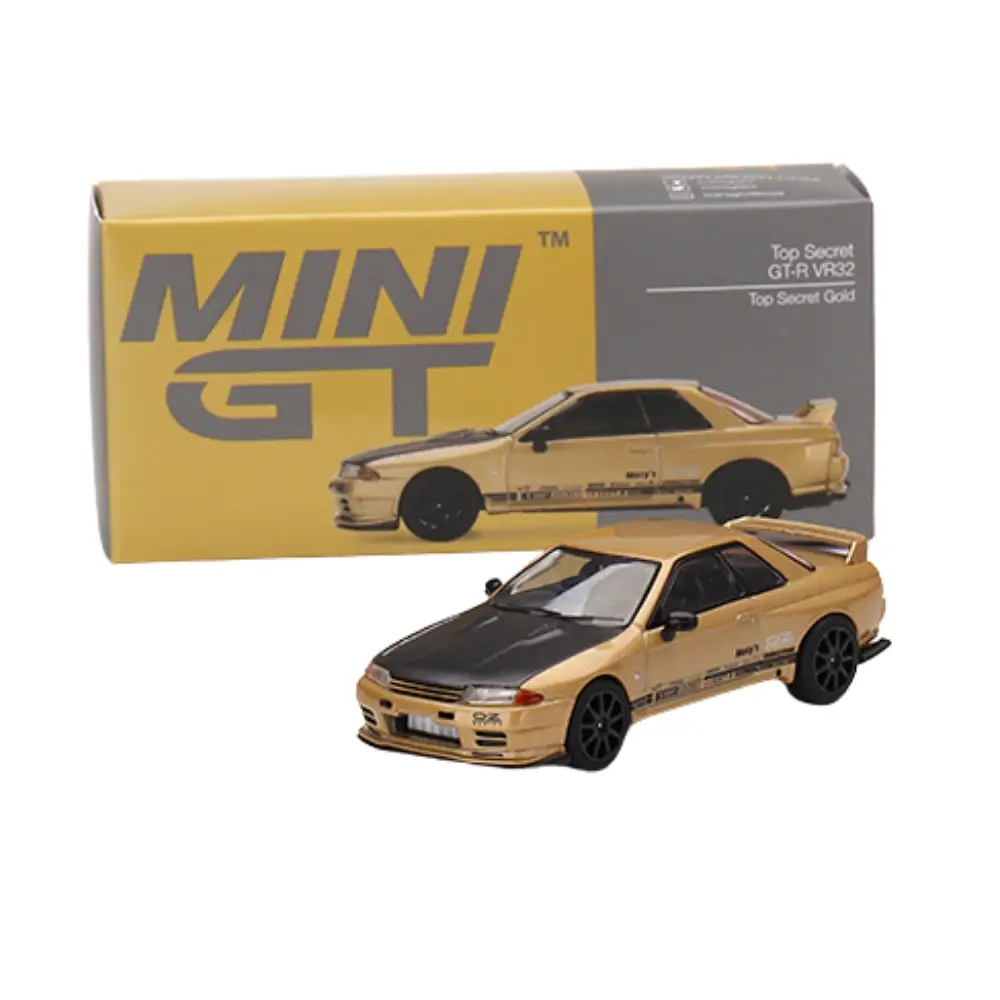 Top Secret Nissan Skyline GT-R VR32 Top Secret Gold – Mini GT #431