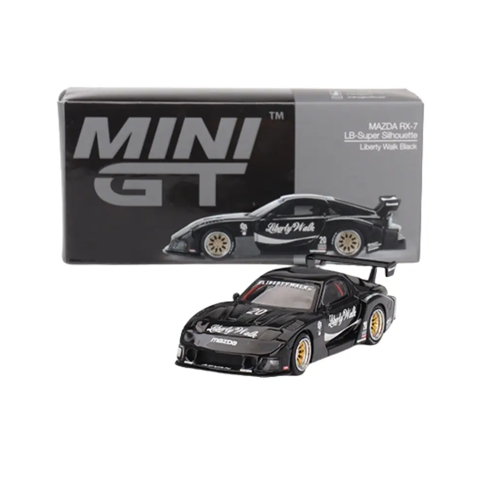 Mazda RX-7 LB-Super Silhouette Liberty Walk Black – Mini GT #785