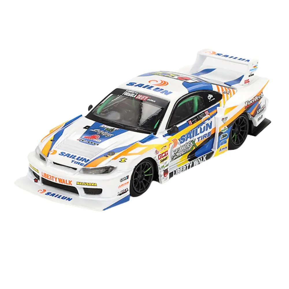 Nissan LB-Super Silhouette S15 Silvia #555 2023 Formula Drift Japan – Mini GT #895