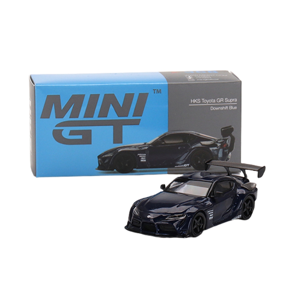 HKS Toyota GR Supra (A90) Downshift Blue - Mini GT #368
