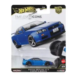 Nissan Skyline GT-R V-Spec II R34 - Timeless Icons - Hot Wheels Car Culture