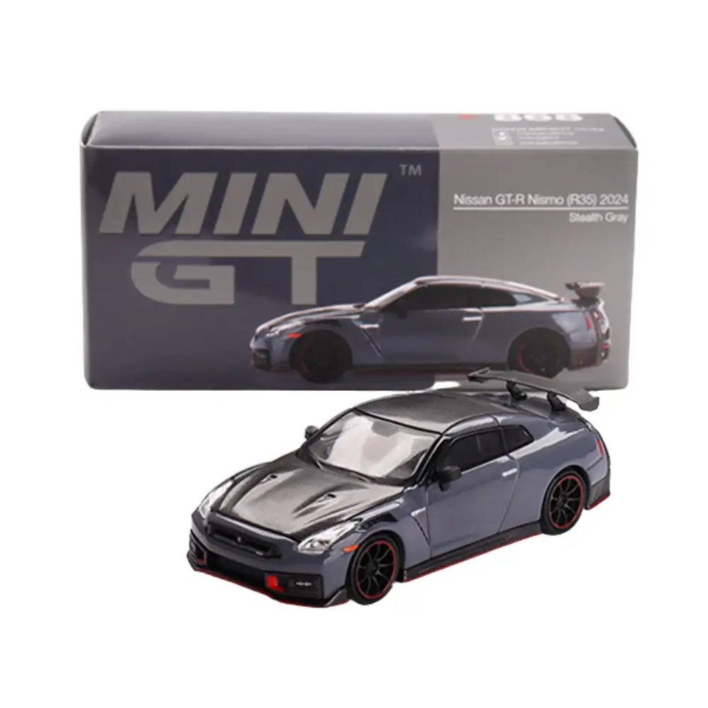Nissan GT-R Nismo 2024 NISMO Stealth Gray - Mini GT #868