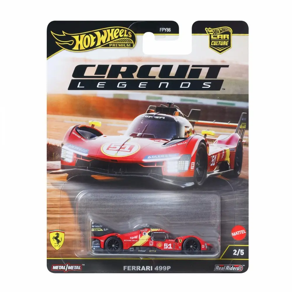 Ferrari 499P - Circuit Legends - Hot Wheels Premium