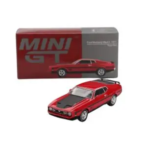 Ford Mustang Mach1 1971 Race Red - Mini GT #1122