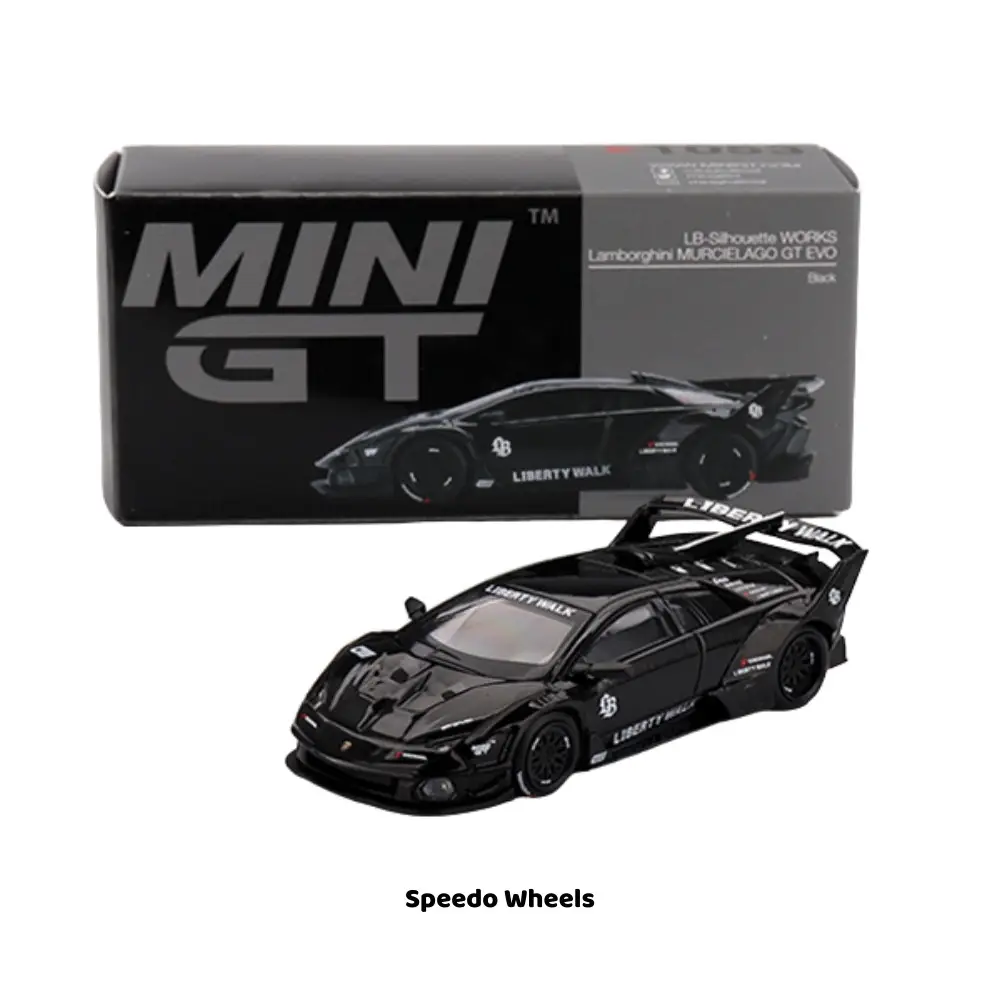 Lamborghini LB-Silhouette WORKS MURCIELAGO GT Evo Black – Mini GT #1053