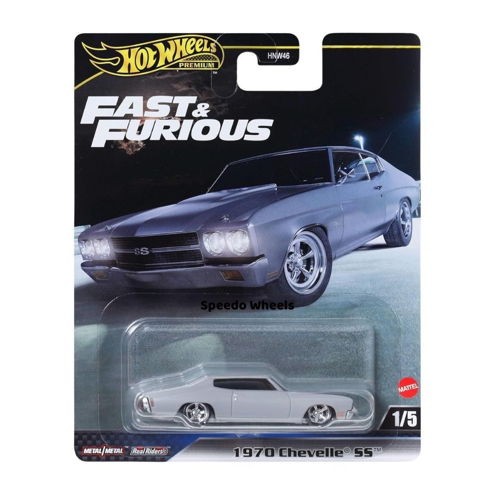Hot Wheels Premium - The Fast and Furious - 1970 Chevelle SS - Speedo Wheels