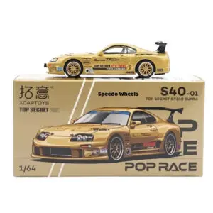 Toyota SUPRA GT300 Gold TOP SECRET XCARTOYS x POP RACE