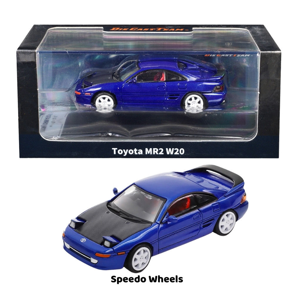 Toyota MR2 W20 1989 RHD (Blue) - DCT 1:64