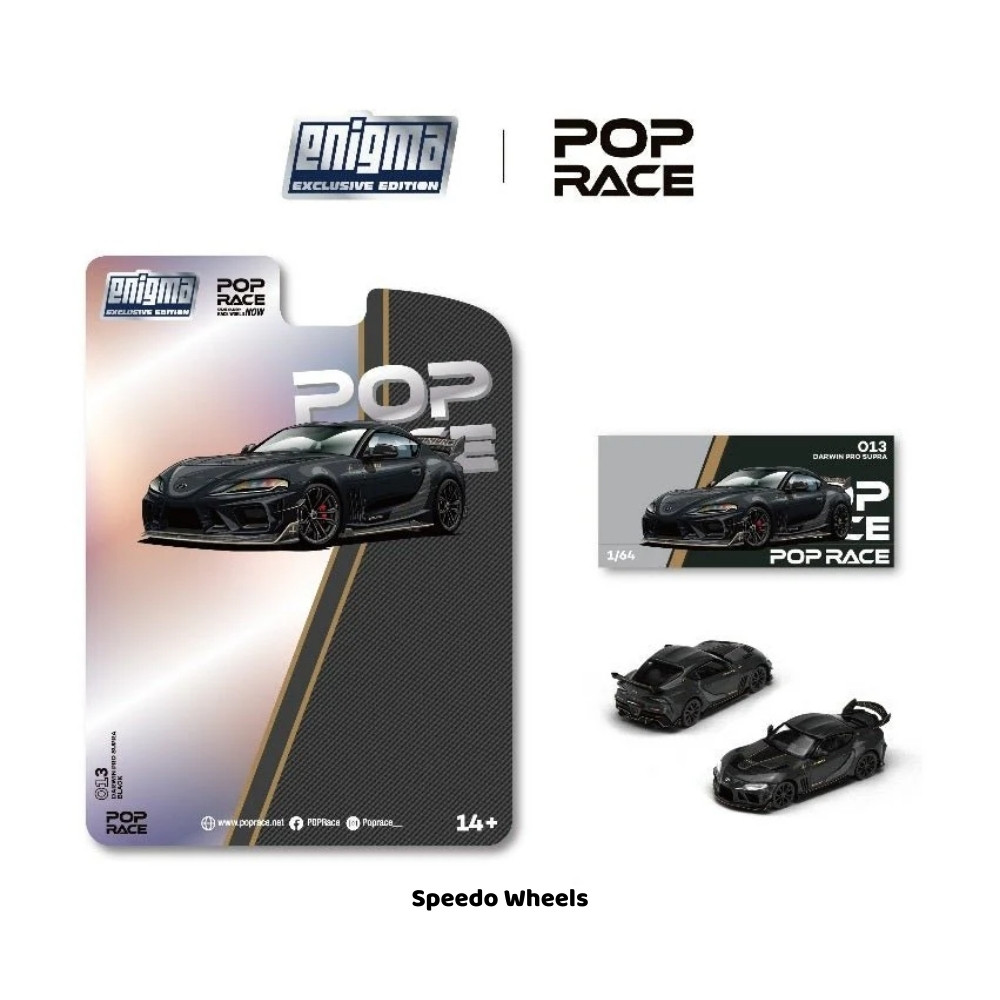 TOYOTA Supra GR A90 - Midnight Black - POP RACE Enigma Exclusive