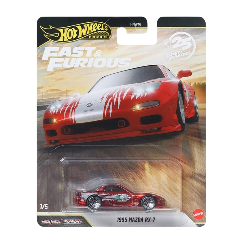 1995 Mazda RX-7 - Fast And Furious - Hot Wheels Premium - Speedo Wheels
