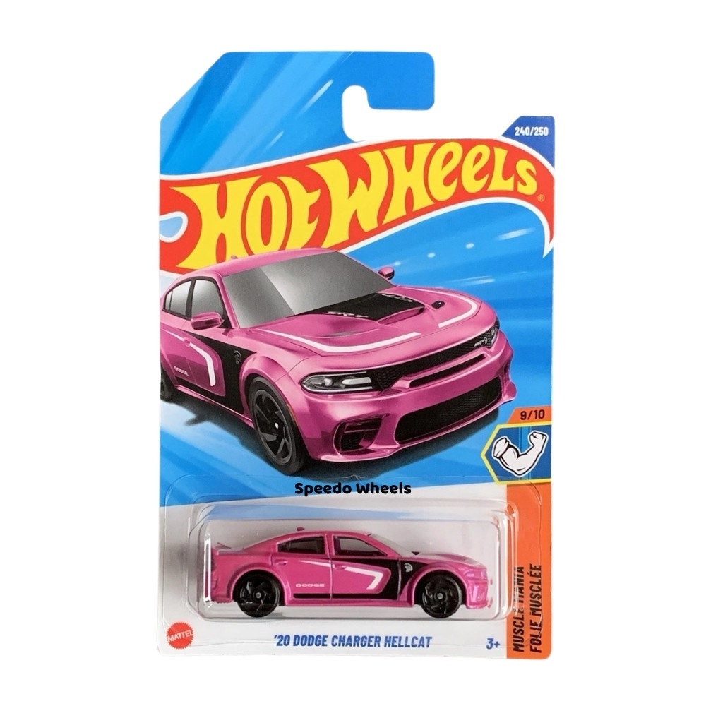 Hot Wheels Mainline - 20 Dodge Charger Hellcat Pink
