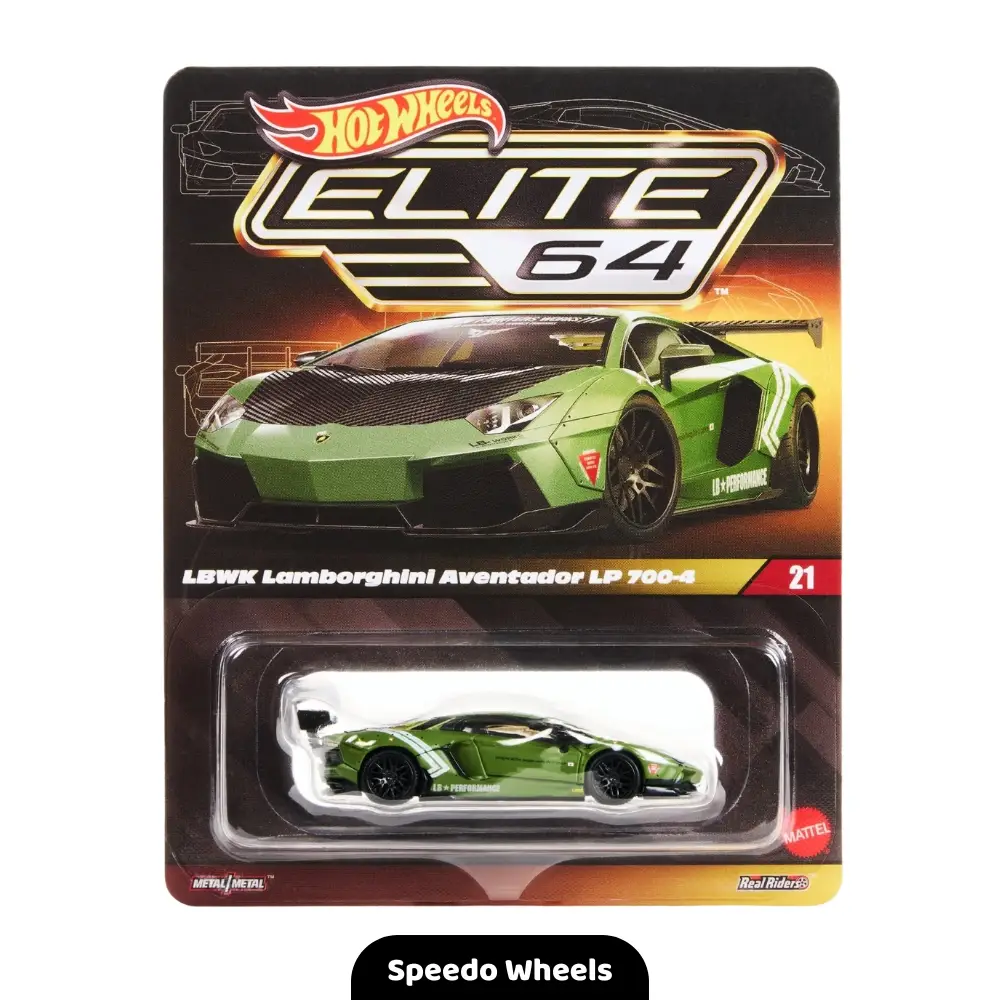 Hot Wheels Elite 64 - LBWK Lamborghini Aventador LP 700-4