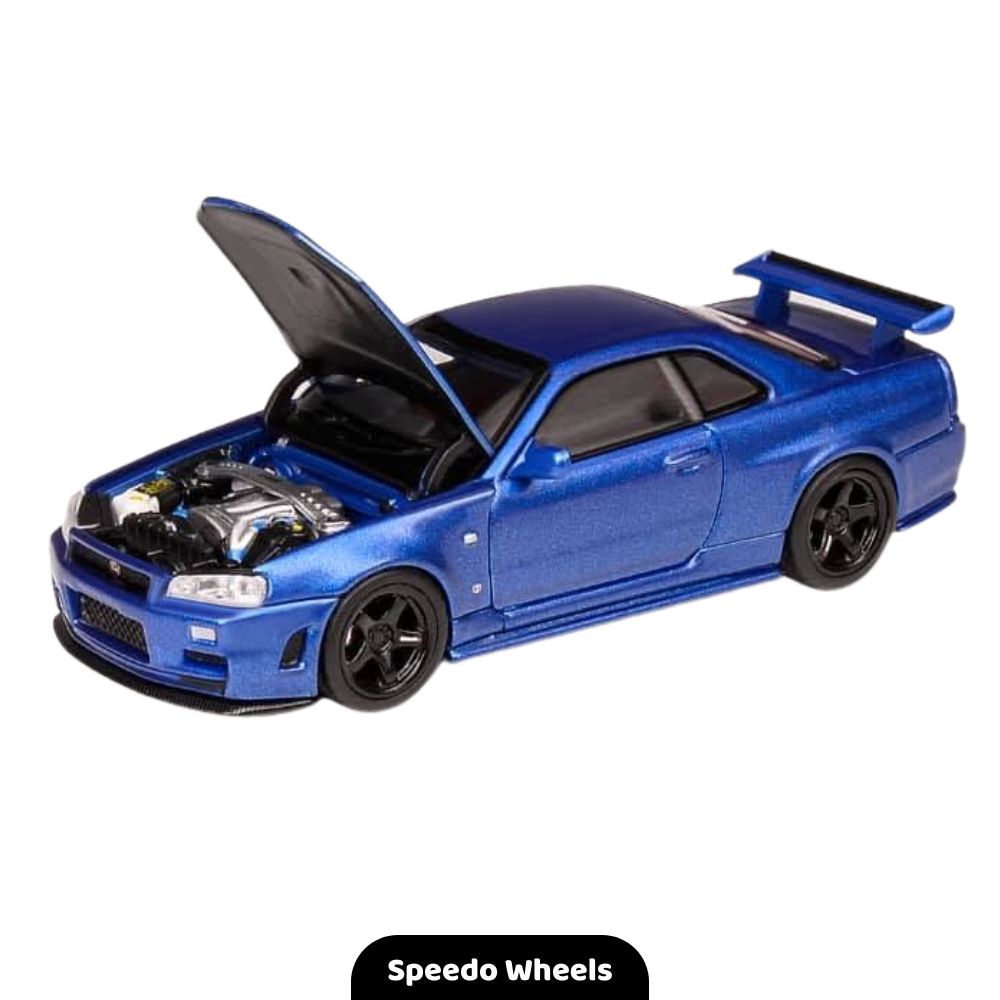 Motorhelix MH 1:64 - Nissan Skyline GT-R, R34 Nismo Z-Tune - Bayside Blue