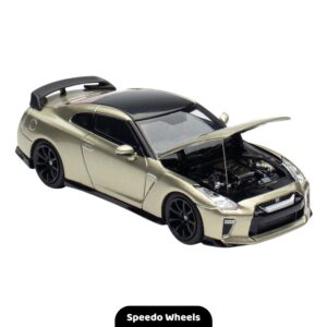 Motorhelix 1/64 Nissan GT-R R35 Track Edition Engineered By Nismo T-Spec Millenium Jade