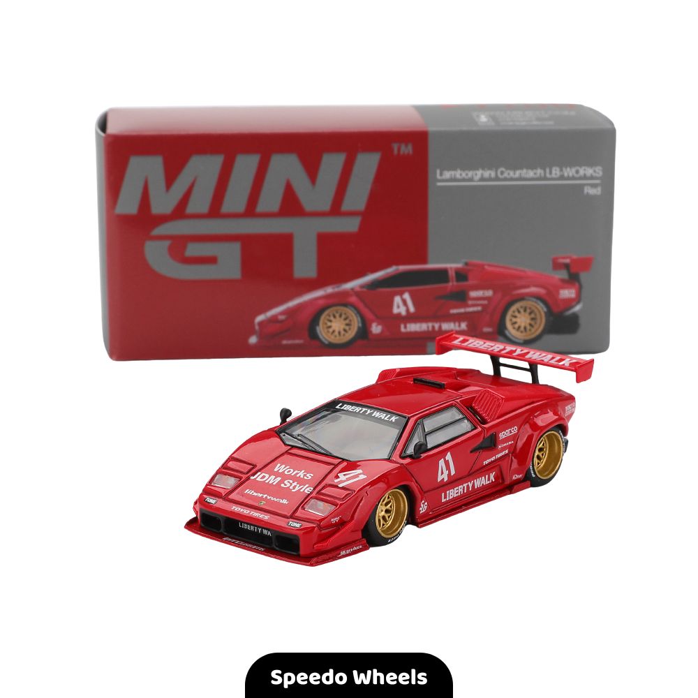 Mini GT - Lamborghini Countach LB-WORKS Red #1100