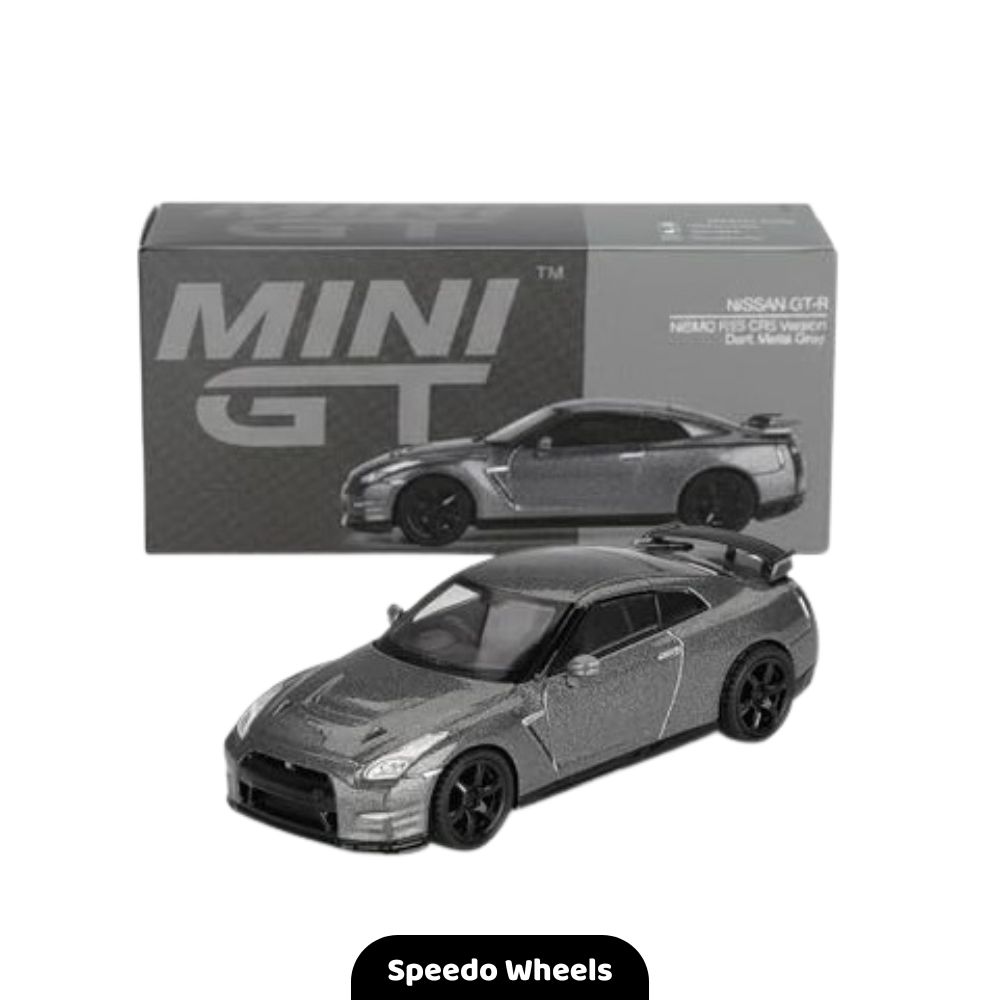 Mini GT - NISSAN GT-R 2013 Dark Metal Gray (NISMO R35 CRS Version) #1089