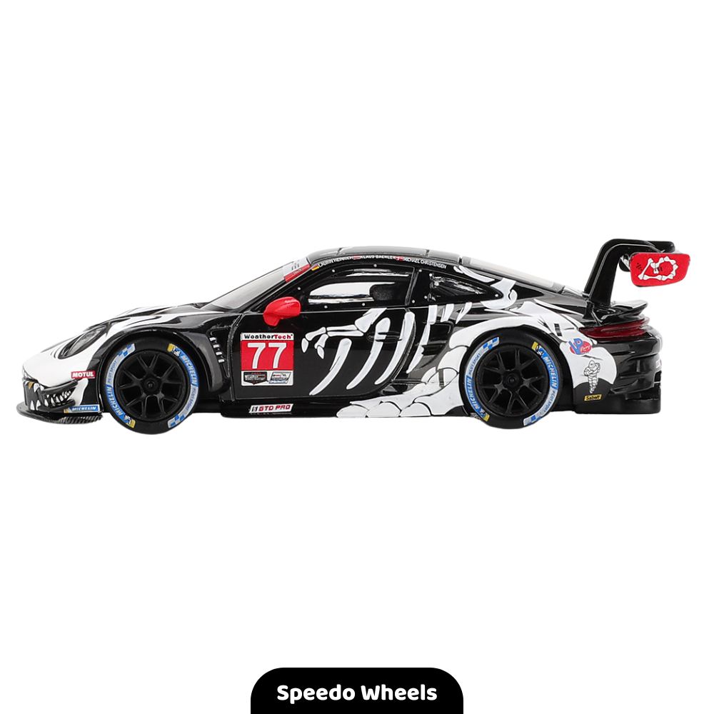 Mini GT - Porsche 911 GT3 R #77 AO Racing 2025 IMSA Petit Le Mans