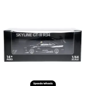 TimeMicro 1:64 - Nissan Skyline GT-R R34 Black