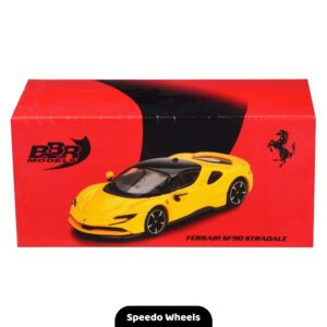 BBR Models 1:64 Ferrari SF90 Giallo Modena Yellow