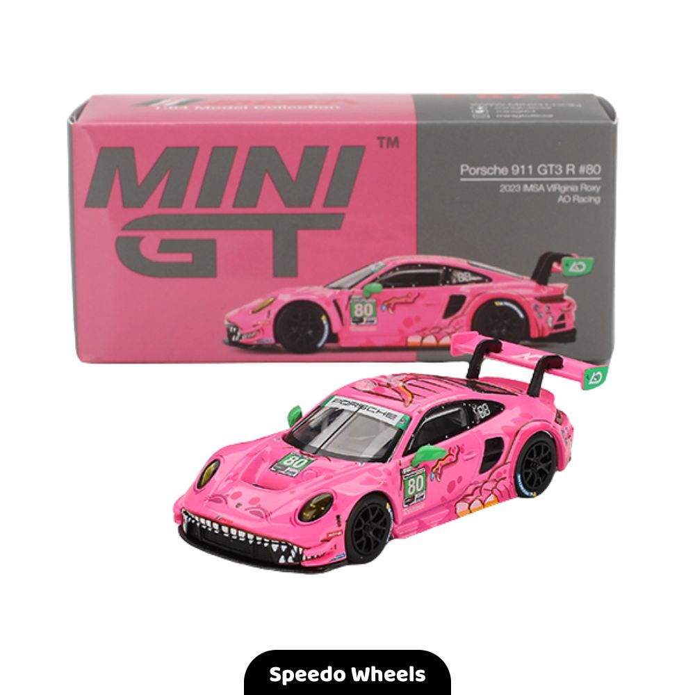 Porsche 911 GT3 R #80 AO Racing 2023 IMSA VIRginia Roxy - Speedo Wheels
