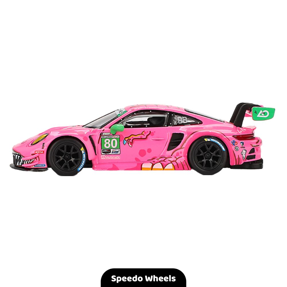 Porsche 911 GT3 R #80 AO Racing 2023 IMSA VIRginia Roxy - Speedo Wheels