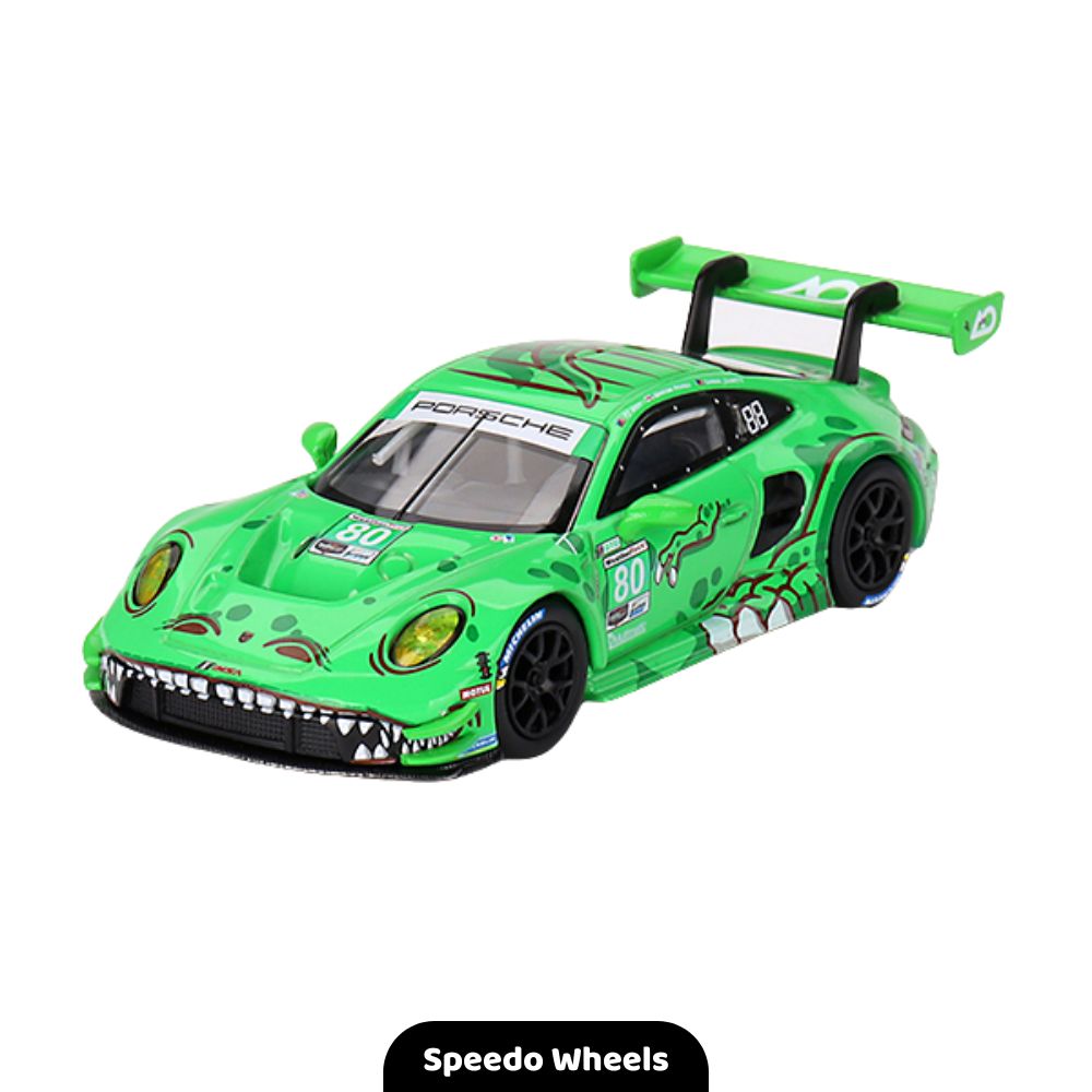 Porsche 911 GT3 R #80 GTD AO Racing 2023 IMSA Sebring 12 Hrs - Speedo Wheels