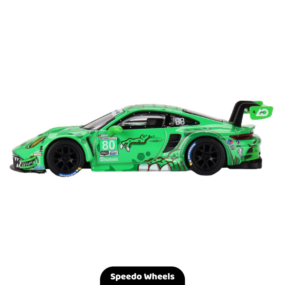 Porsche 911 GT3 R #80 GTD AO Racing 2023 IMSA Sebring 12 Hrs - Speedo Wheels