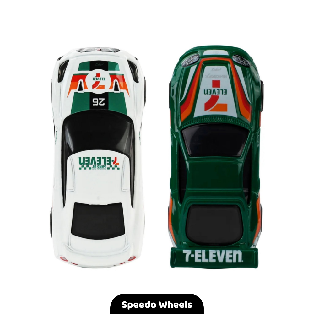 Hot Wheels Silver Series 7-Eleven – 2017 Nissan GT-R (R35) & Toyota Supra