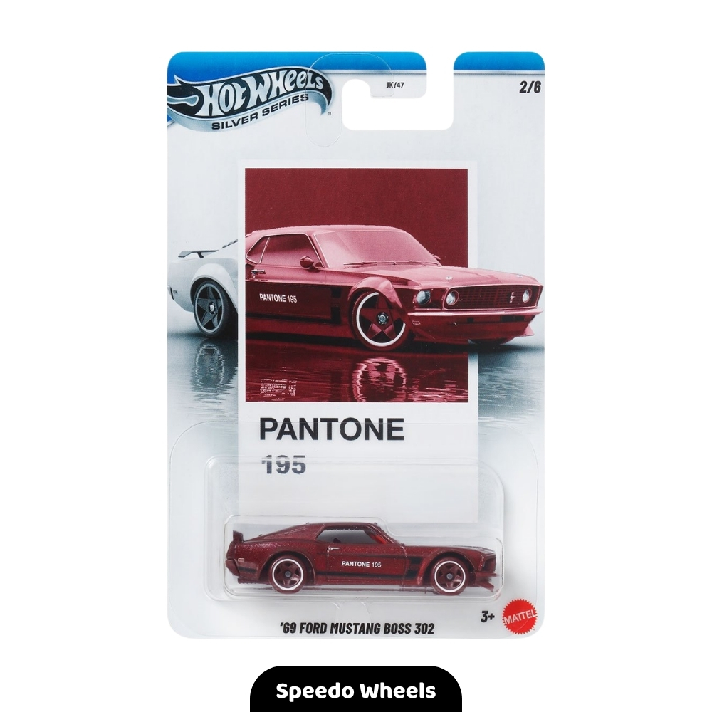 Hot Wheels Silver Series Pantone - 69 Ford Mustang Boss 302