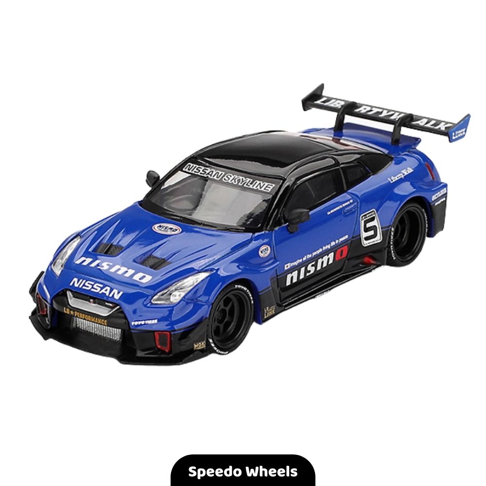 LB-Silhouette WORKS GT NISSAN 35GT-RR Ver.2 Blue – Mini GT #1124